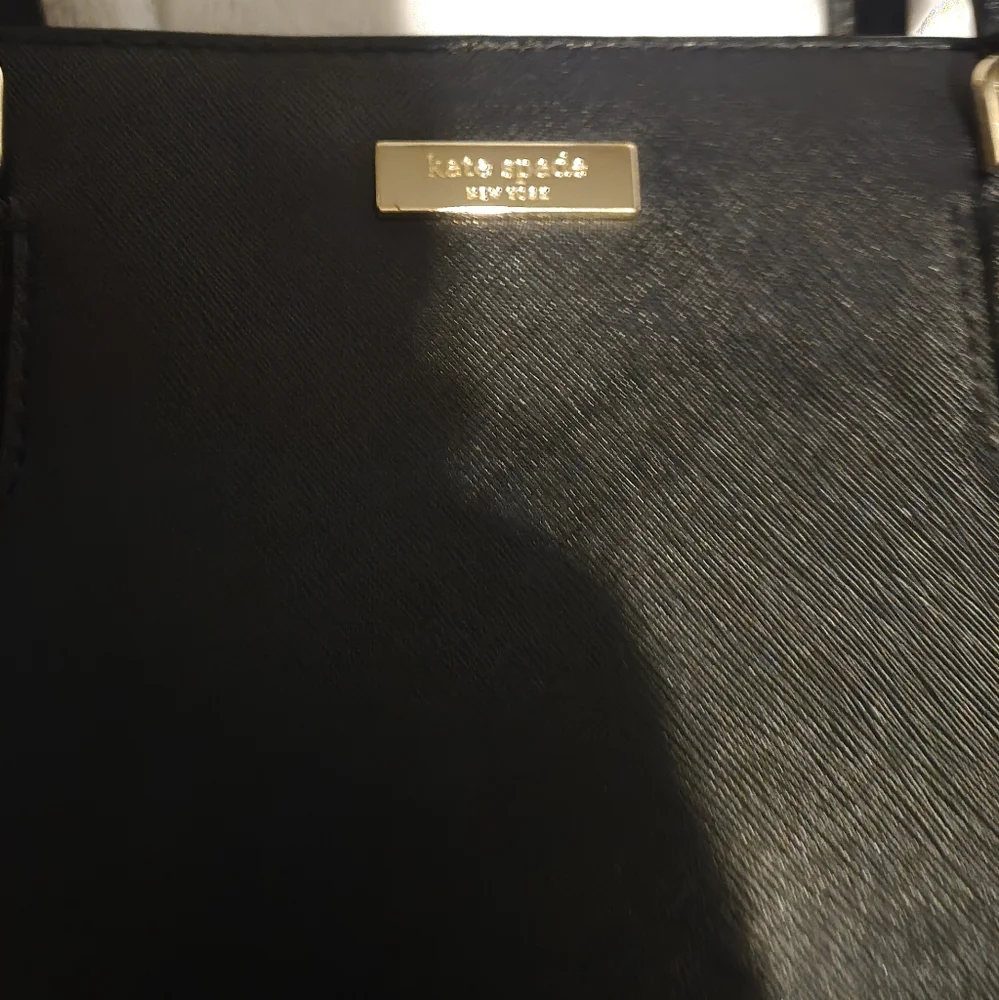 Kate Spade Black Tote Gold Hardware